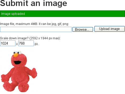 image upload script preview